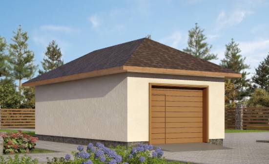 040-001-П Проект гаража из газобетона Геленджик | Проекты одноэтажных домов от House Expert