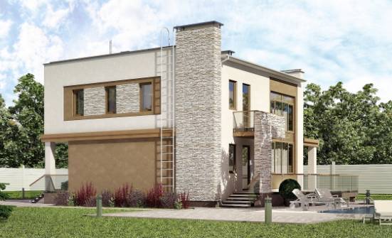 185-001-П Проект двухэтажного дома, классический домик из керамзитобетонных блоков Геленджик | Проекты домов от House Expert