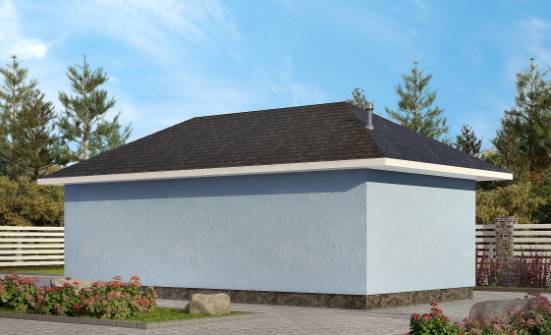 040-001-Л Проект гаража из блока Геленджик | Проекты домов от House Expert