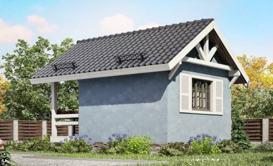 020-001-Л Проект одноэтажного дома, доступный загородный дом из бревен Геленджик | Проекты домов от House Expert