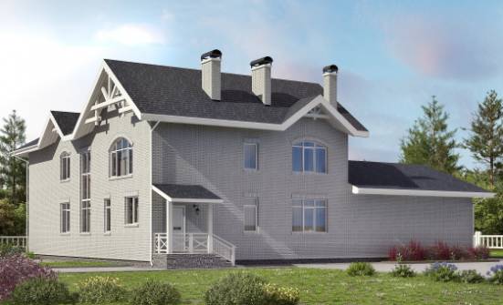 340-004-П Проект двухэтажного дома, просторный домик из керамзитобетонных блоков Геленджик | Проекты домов от House Expert