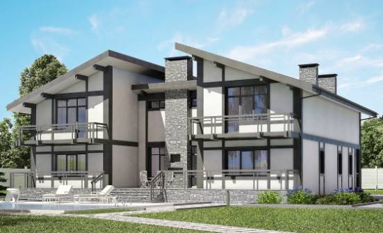 280-002-П Проект двухэтажного дома мансардный этаж, небольшой дом из кирпича Геленджик | Проекты домов от House Expert