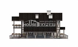 250-002-Л Проект двухэтажного дома мансардный этаж, гараж, современный дом из кирпича Геленджик, House Expert