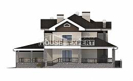 365-001-Л Проект трехэтажного дома, гараж, современный загородный дом из кирпича Геленджик, House Expert
