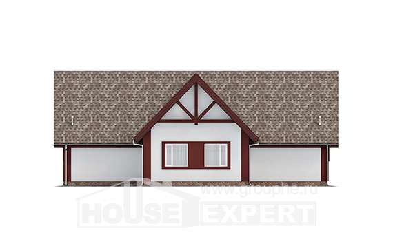 145-002-Л Проект гаража из керамзитобетонных блоков Геленджик, House Expert