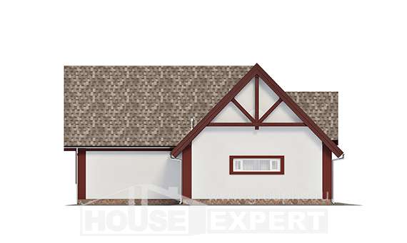 145-002-Л Проект гаража из блока Геленджик, House Expert