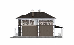 185-002-П Проект двухэтажного дома, уютный коттедж из газобетона Геленджик, House Expert