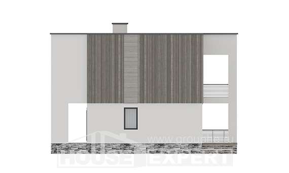 150-017-П Проект двухэтажного дома, классический коттедж из твинблока Геленджик, House Expert