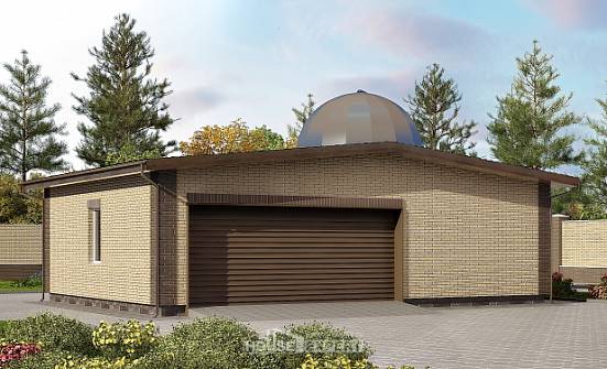 075-001-Л Проект гаража из кирпича Геленджик | Проекты домов от House Expert